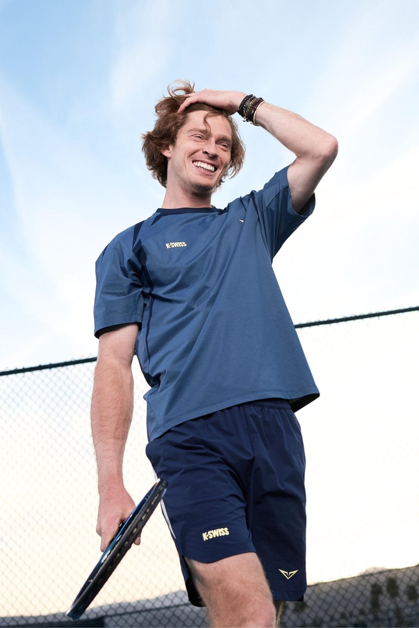 K-Swiss RUBLEV US OPEN SHIRT