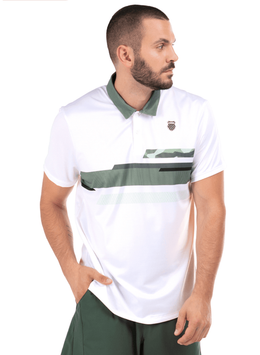 K-Swiss CAMO STRIPE POLO S/S