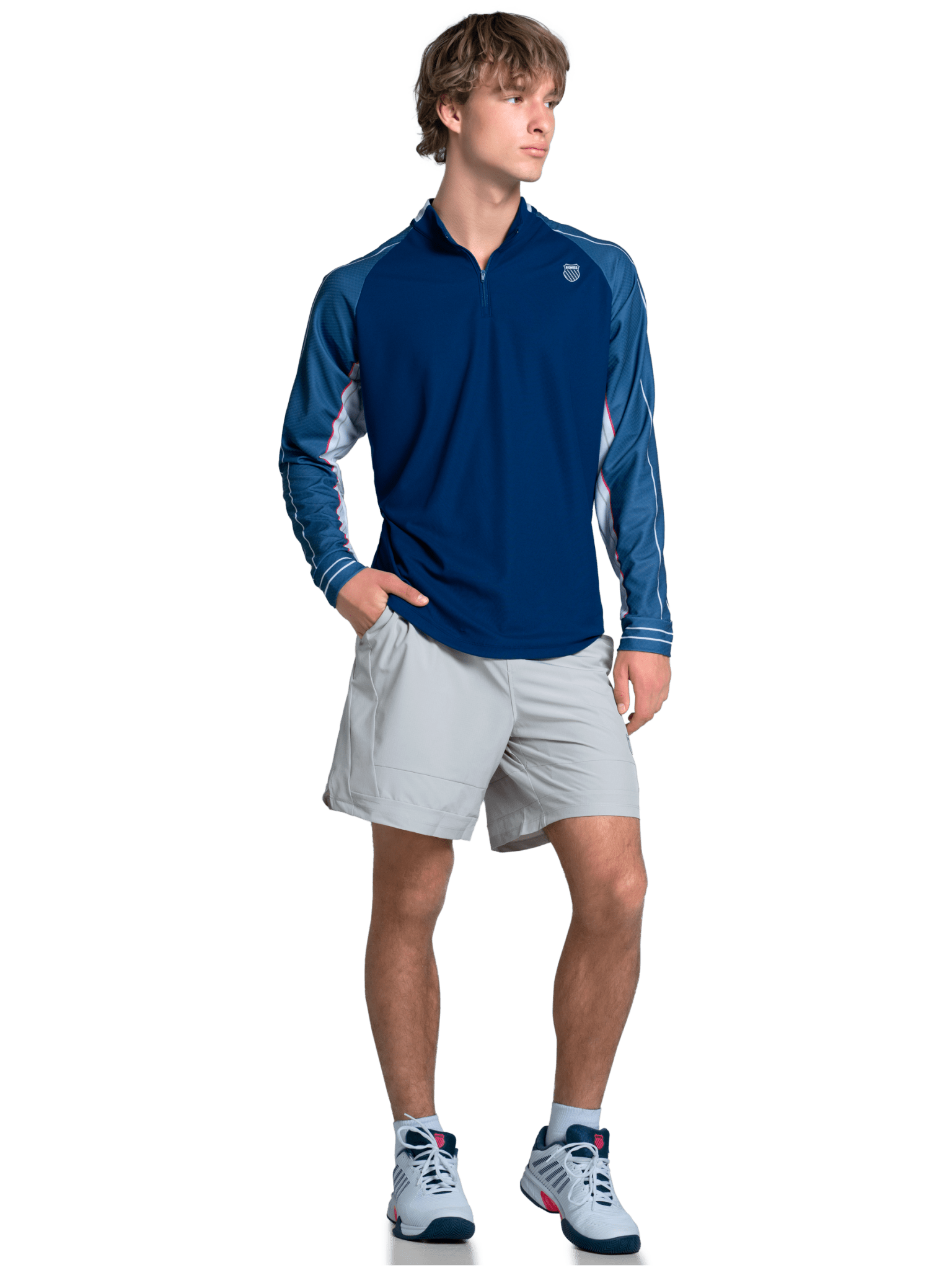 K-Swiss NOR CAL 1/4 ZIP L/S