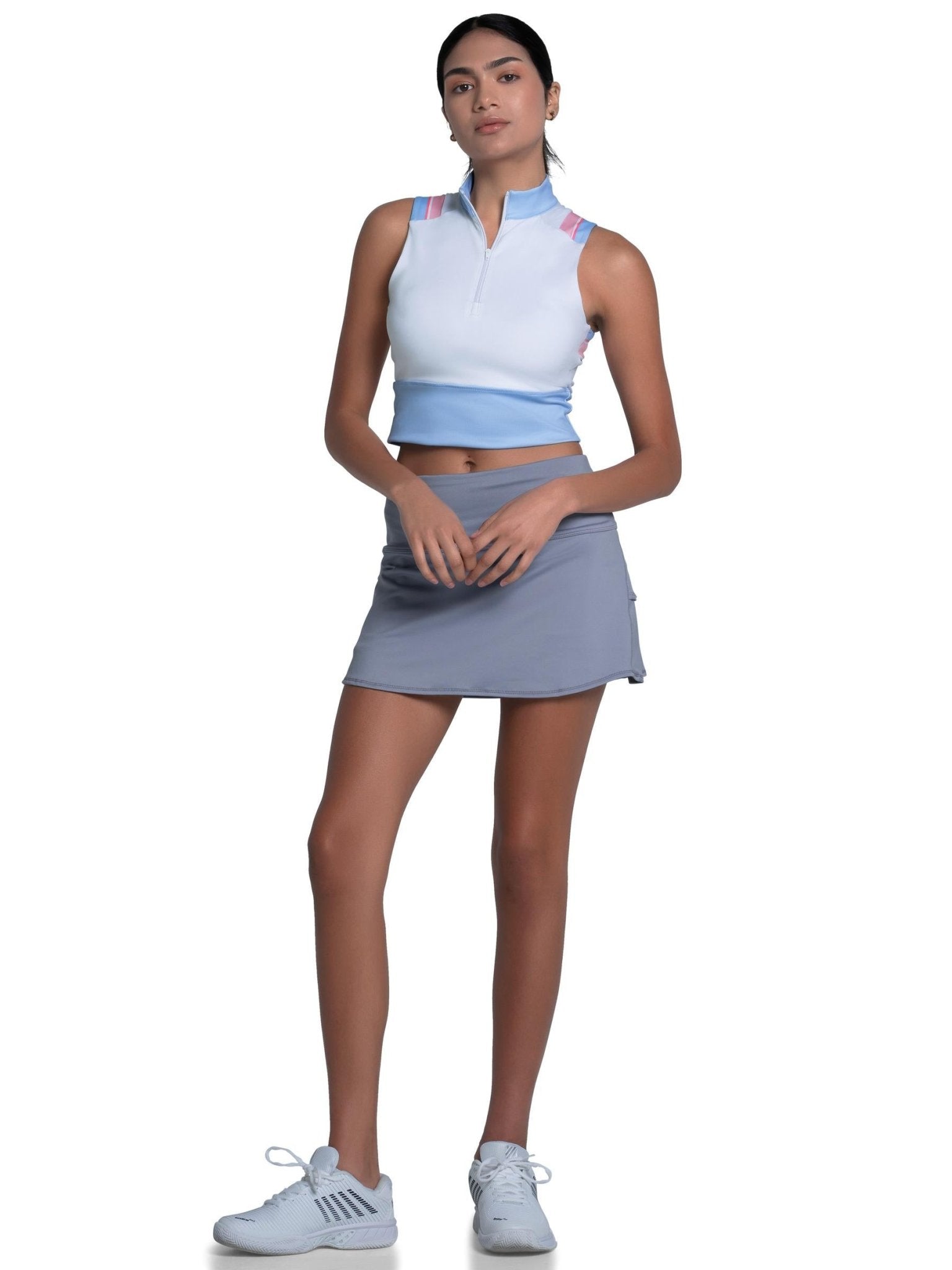 K-Swiss EDGE CUT CROP TANK